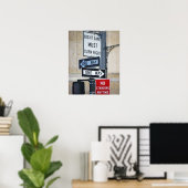 トラフィックシンボルや象徴 ポスター (ホームオフィス)