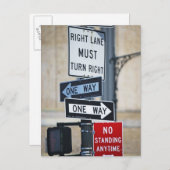 トラフィックシンボルや象徴 ポストカード (正面/裏面)