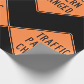 トラフィックパターン変更標識 ラッピングペーパー