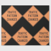トラフィックパターン変更標識 ラッピングペーパー (フラット)