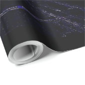 トラフィック黒光沢ラッピング紙 ラッピングペーパー (ロールコーナー)