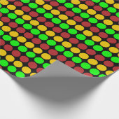 トラフィック・ライト前方の注意道路標識パターン ラッピングペーパー (角)