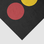 トラフィック・ライト前方の注意道路標識パターン 薄葉紙 (詳細)