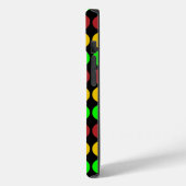 トラフィック・ライト前方の注意道路標識パターン Case-Mate iPhoneケース (裏面 / 左)