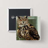 トラフズクPin 缶バッジ (正面&裏面)