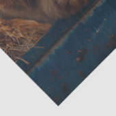 トラフ素朴で月に照らされた高地の牛を切り離す 薄葉紙 (詳細)