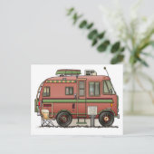 トラブコ モーターホーム キャンパー RV ポストカード (スタンド正面)