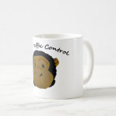 トラブルさん。Tユーモアのあるシャツデザイン。 コーヒーマグカップ (正面右)