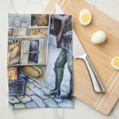 トラブルとトラブル キッチンタオル (四つ折り)