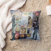 トラブルとトラブル クッション (ブランケット)