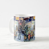 トラブルとトラブル コーヒーマグカップ (正面左)