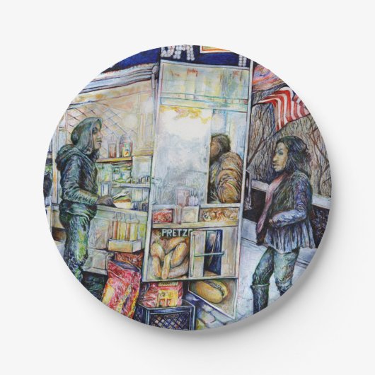 トラブルとトラブル ペーパープレート (正面)