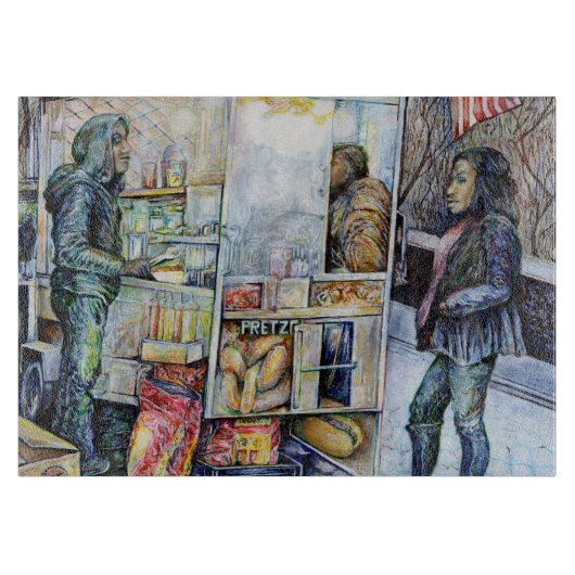 トラブルとラブグラを愛して カッティングボード (正面)