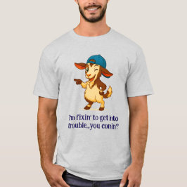 「トラブルに巻き込まれるのにフィクシンだ…お前が来たのか?」 Tシャツ