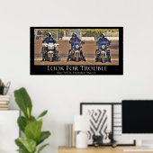 トラブルのポスターを探す ポスター (ホームオフィス)