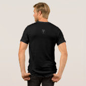 トラブルの予感！ 白黒Tシャツ トライブレンドＴシャツ (裏面全面)