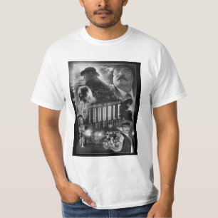 トラブルはマイビジネスムービーポスターB&W tシャツ