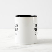 トラブルを探す ツートーンマグカップ (中央)