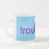 トラブルキッド! フロストグラスマグカップ (左)