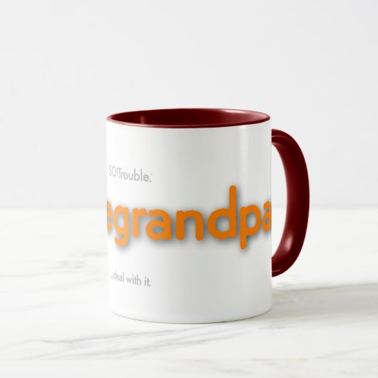 トラブルグランパ！マグ マグカップ (正面右)