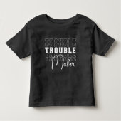 トラブルメーカー トドラーTシャツ (正面)