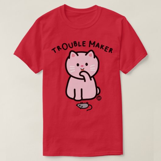 トラブルメーカー Tシャツ (デザイン正面)