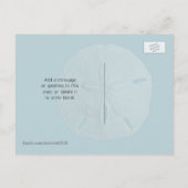 トラブル時代の平和クリスチャン聖なる書物、 経典 案内ポストカード (裏面)