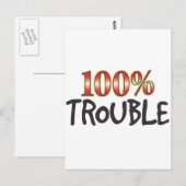 トラブル100% ポストカード (正面/裏面)