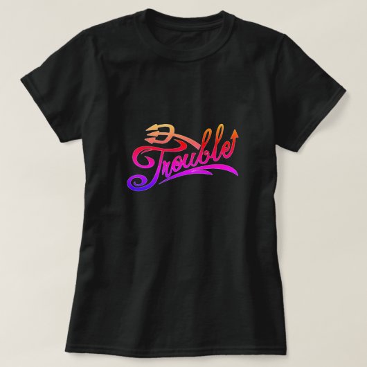 トラブルTシャツ Tシャツ (デザイン正面)