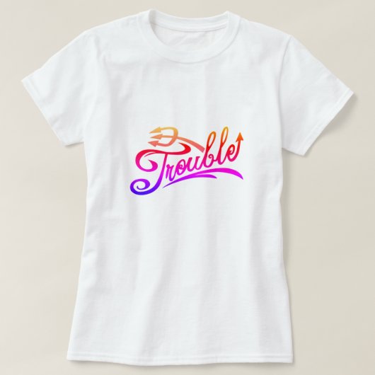 トラブルTシャツ Tシャツ (デザイン正面)