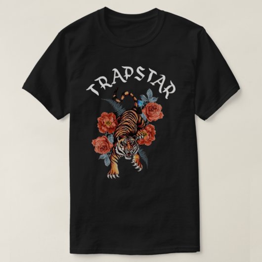 トラプスタータイガーデザイン Tシャツ (デザイン正面)