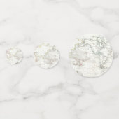 トラベカスタムルベビーシャワーヴィンテージマップ紙吹雪 コンフェッティ (正面)