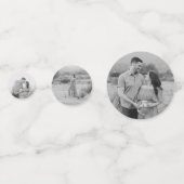 トラベカスタムルベビーシャワーヴィンテージマップ紙吹雪 コンフェッティ (裏面)