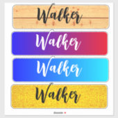 トラベカスタムル名、スーツケークールスユニークステッカー シール (シート)