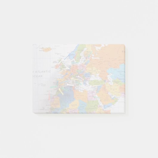 トラベカラフルルマップ ポストイット (正面)