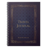 トラベパーソナライズされたルエレガントジャーナル ノートブック (正面)
