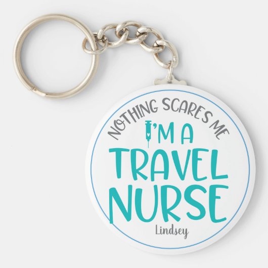 トラベパーソナライズされたルナースキーチェーン キーホルダー (正面)