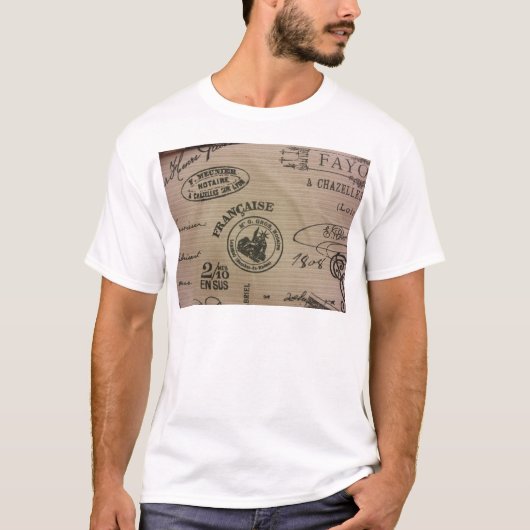 トラベフランスのルスタンプ Tシャツ (正面)
