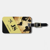 トラベモダンエレガントル荷物タグ ラゲッジタグ (正面横)