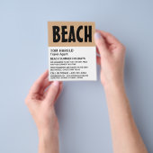 トラベモダンルはっきりしたエージェント広告ズフライヤー チラシ (手)