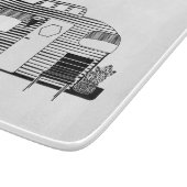 トラベラーカンパーキャラバンサンダー_コーブ カッティングボード (角)