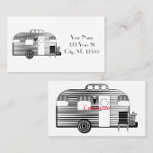 トラベラーキャンパーキャラバンサンダー_コーブ 名刺 (正面/裏面)