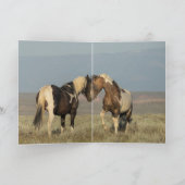 トラベラーコート彼のマーレワイルドホースのグリーティングカード サンキューカード (内部)