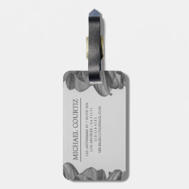 トラベラースクリプト名スタイリッシュPersonalize Monogram ラゲッジタグ