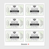 トラベラーズマップヒゲ油ラベル（具材あり） シール (シート)