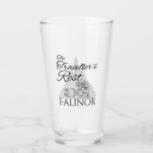 トラベラーズレスト – ガラスタンブラー (正面)