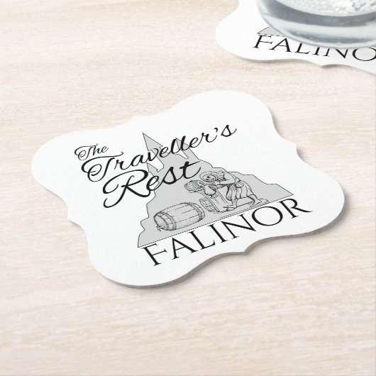 トラベラーズレスト – 紙コースター (アングル)