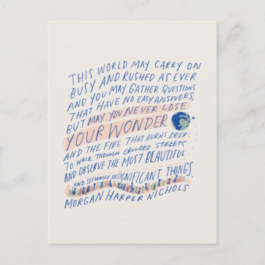 トラベラーズ引用文 ポストカード (正面)