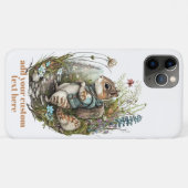 トラベラーチップムンクワイルドフラワーコテージコアカスタム Case-Mate iPhoneケース (裏面(横))