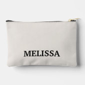 トラベラーポーチパーソナライズされたトラベルメイクアップバッグ アクセサリーポーチ (裏面)